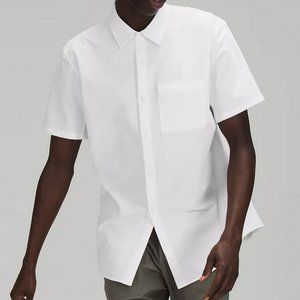 Lululemon Commission Short Sleeve Shirt White Medium